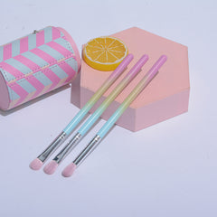 10-Piece Lavender Makeup Brush Set: Powder Eye Shadow Tools, Premium Beauty Essentials