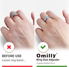 14 Sizes Ring Sizer Adjuster for Loose Rings Silicone Ring Guards Invisible Ring Spacers Fitter for Women and Men