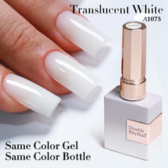 15ML Gel Nail Polish Pure Sheer Same Color Same Bottle Soak Off Gel Polish Art Manicure Salon DIY at Home for Women