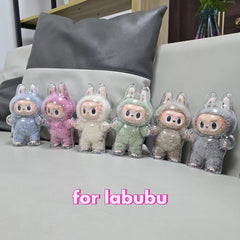 Acrylic Protector Case for Labubu Monster Series. Snap lock display box - figure not included.