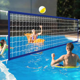Upgraded 15x3ft Inground Pool Volleyball Net, Thick Borders, Metal Buckles, Adult & Family, 2025 Summer Party Gift