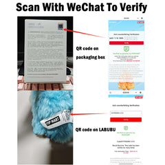 1/6Pcs Genuine POPMART The Monsters Labubu Big Into Energy Plush Blind Box Toy