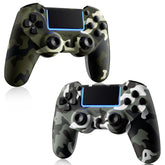 2-Pack Wireless PS4/PS3 Controller w/DualShock, 1000mAh, Audio/Motion/Share