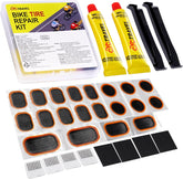 20-Piece Bike Tire Repair Kit – Inner Tube Patch, Manual, rasp & lever for Mountain/Road Bikes