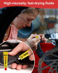 20-Piece Bike Tire Repair Kit – Inner Tube Patch, Manual, rasp & lever for Mountain/Road Bikes