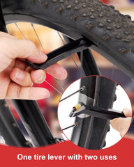 20-Piece Bike Tire Repair Kit – Inner Tube Patch, Manual, rasp & lever for Mountain/Road Bikes