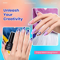 23-Piece 20-Color Gel Polish Kit - UV-Cured Nail Art Tools with Base/Top Coats for Beginners & Home Use, Women’s Gift