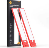 2P Rechargeable Under Cabinet Lights w/Motion Sensor, 84LED, 3 Colors & 5 Brightness, 1800mAh, Magnetic Mount