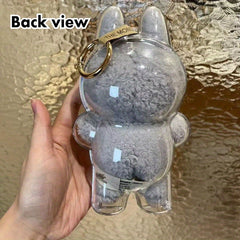 Acrylic Protector Case for Labubu Monster Series. Snap lock display box - figure not included.