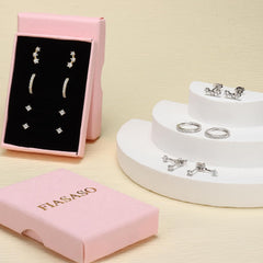 3 Pairs 925 Sterling Silver Hypoallergenic Earrings Set for Multiple Piercing Dainty Small Hoop Earrings Jewelry Gifts for Women