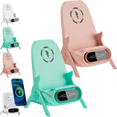 3 in 1 Wireless Charger Station Phone Stand Holder Bracket Decoration with Speaker Function,Fast Charging, Supply for All Phones