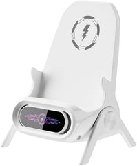 3 in 1 Wireless Charger Station Phone Stand Holder Bracket Decoration with Speaker Function,Fast Charging, Supply for All Phones