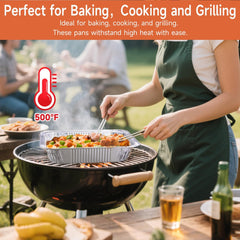 30-Pack 9x13 Inch Heavy Duty Aluminum Foil Pans - Disposable Half-Size for Cooking, Freezing & Storage