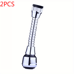 2 pieces of 360 ° rotatable faucet aerator, dual-mode high-pressure water-saving faucet extender
