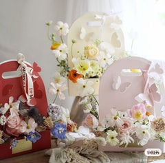 Handheld Flower Box - 38 Compartment Fresh Flower Bag Gifts for Girl for Mother