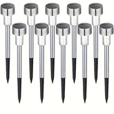 5 outdoor solar landscape lawn light strip switch controls