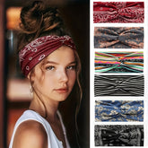 Women's 6-piece Summer Headband Bohemian Style Printed Hair Accessories