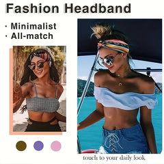 Women's 6-piece Summer Headband Bohemian Style Printed Hair Accessories