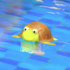 Large Floating Pool Thermometer - Easy Read w/String for Swimming Pools, Spas, Hot Tubs, Ponds (Turtle)