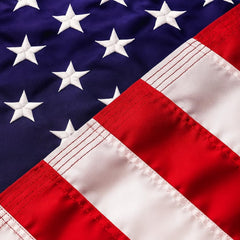 3x5 ft USA Flag: Embroidered Stars & Sewn Stripes - Heavy-Duty UV Polyester (Stronger Than Nylon), 70% Fade Resistant