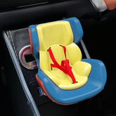 Plush Doll Car Seat & AC Vent Console Decor Set, Universal Fit for All Dolls, 7.09 Inch