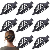 8-Pack Women's French Flat Hair Clips—Large Matte No-Slip Claw Barrettes (Thick/Thin Hair, Strong Hold)
