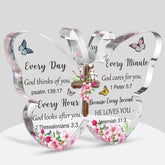 Acrylic Christian Gifts Bible Verses Religious Gifts for Women Men Inspirational Scripture Butterfly Prayer Room Decor