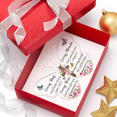 Acrylic Christian Gifts Bible Verses Religious Gifts for Women Men Inspirational Scripture Butterfly Prayer Room Decor