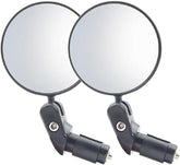 2pcs Bicycle Cycling Rear View Mirrors, Convex Mirror with Adjustable Handlebar Installation