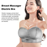 Electric Bust Massager, Breast Massager Bra, USB Wireless Electric Massagers for Shaping Beautiful Chest Anti Sagging