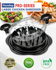 Chicken Shredder Tool Twist for Kitchen, Manual Chicken Breast Grinder Machine for Ground Food, Meat & Vegetables