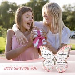 Christian Gifts for Women Faith, Butterfly Acrylic Plaque Sign, Religious Gifts for Women on Mothers Day Birthday Christmas