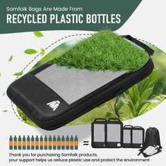 Compression Packing Cubes—Lightweight, 6-Piece Set, Durable (For Luggage, Clothes, Travel)