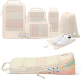 Compression Packing Cubes—Lightweight, 6-Piece Set, Durable (For Luggage, Clothes, Travel)
