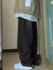 EMMIOL Denim Jeans for Women Wide Leg Jeans Low Waist Baggy Jeans for Women Loose Boyfriends Jeans Denim Pants Y2K 90S