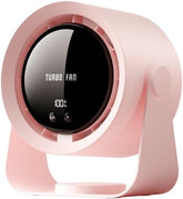 5 Speed Silent High-Speed Desk Fan with Battery Power, Silent Digital Display Portable Fan for Office, Bedroom, Kitchen, Home, Outdoor