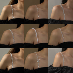 Diamond Adjustment Bra: Invisible Metal Straps - Bridal Accessories