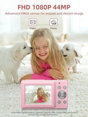 Digital Camera—1080P HD, 16x Zoom Anti-Shake, Compact Design (For Kids)