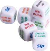 6 Pcs Drinking Dice Rolling Decider Bachelorette Games