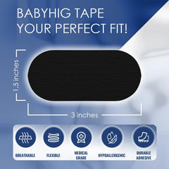 Elastic cloth closed mouth patch, children's correction mouth breathing sleep patch, adult snoring prevention patch