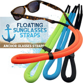 Floating Sunglasses Straps 4-Pack - Buoyant Eyewear Retainer for Water Sports, Beach, Pool - Adjustable Lanyard