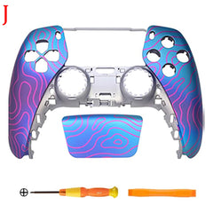 for PS5 Controller Limited Spider / Call of Duty Shell Touchpad Gamepad Cover Replacement Front Case for BDM-010/020/030/040/050