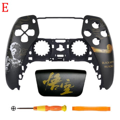 for PS5 Controller Limited Spider / Call of Duty Shell Touchpad Gamepad Cover Replacement Front Case for BDM-010/020/030/040/050