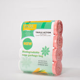 80Pieces Drawstring Style Biodegradable Garbage Bags Per Pack, Thickened and Enlarged