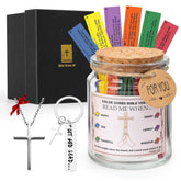 Bible Verse Jar for Christian Women - Graduation Birthday Gifts for Girls Her Friends Men