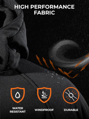 ORORO Women's Slim Fit Heated Jacket with Battery, Heated Coat with Detachable Hood (Charger Not Included)