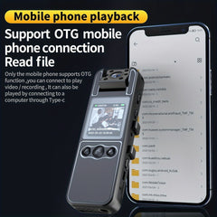 Human Body Camera—1080p HD Screen, 64GB Storage, Night Vision, 8H Battery, Instant Transmission (Home/Outdoor/Cycling)Full HD 1080P Recording: Captures high-definition video (1080P) and ultra-high-definition photos for both day and night use. Enhanced Ni