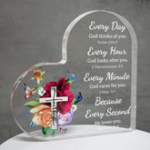 Christian Gifts for Women Birthday, Inspirational Gifts for Women Friends, Acrylic Bible Verse Desk Deco