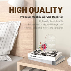 Christian Gifts for Women Birthday, Inspirational Gifts for Women Friends, Acrylic Bible Verse Desk Deco