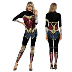 Justice League cosplay women's jumpsuit stage performance costume for men and women